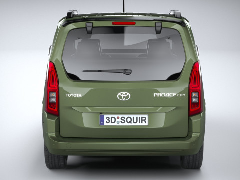 Toyota ProAce City Verso 2025 Modelo 3D