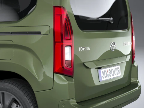 Toyota ProAce City Verso 2025 Modèle 3D