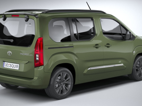 Toyota ProAce City Verso 2025 Modelo 3D