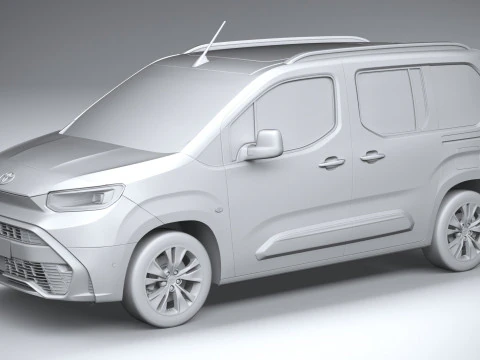 Toyota ProAce City Verso 2025 Modèle 3D