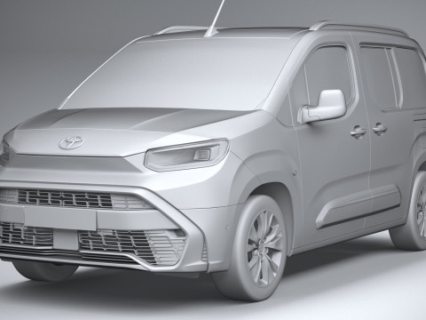 Toyota ProAce City Verso 2025 Modelo 3D