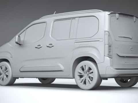 Toyota ProAce City Verso 2025 Modelo 3D