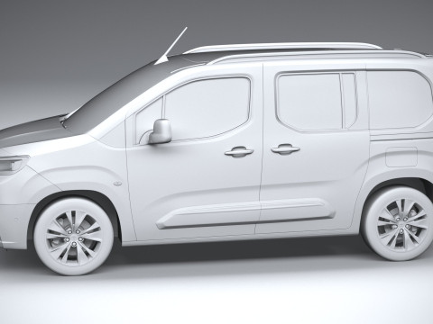 Toyota ProAce City Verso 2025 Modelo 3D