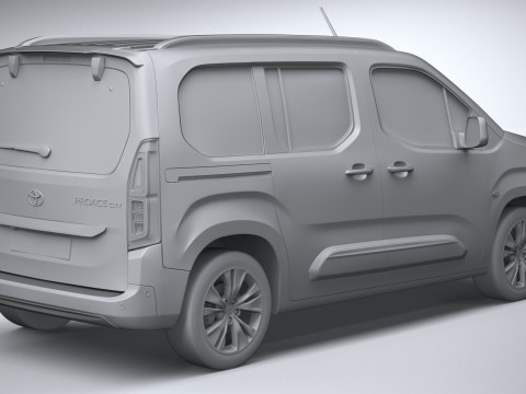 Toyota ProAce City Verso 2025 Modelo 3D