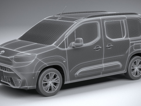 Toyota ProAce City Verso 2025 Modelo 3D