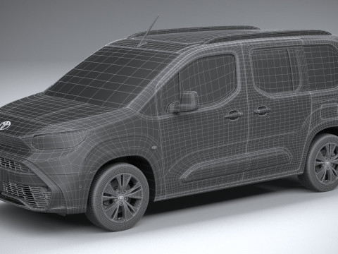 Toyota ProAce City Verso 2025 Modelo 3D