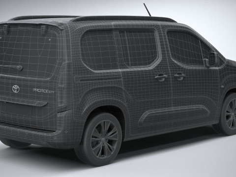Toyota ProAce City Verso 2025 Modelo 3D