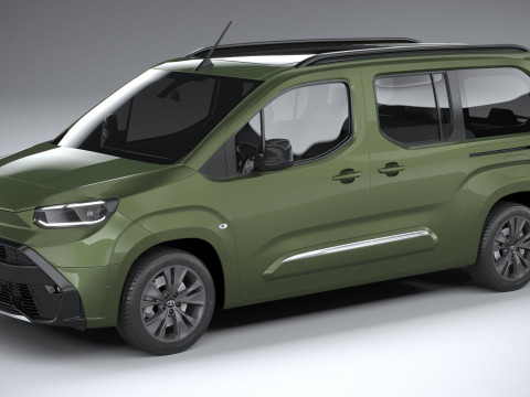 Toyota Proace City Verso Long 2025 Modello 3D