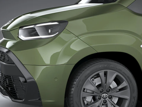 Toyota Proace City Verso Longo 2025 Modelo 3D