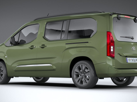 Toyota Proace City Verso Long 2025 Modelo 3D