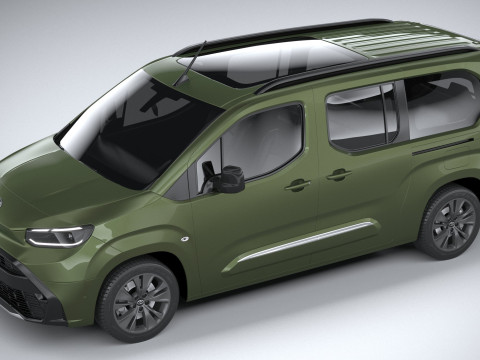 Toyota Proace City Verso Long 2025 Modelo 3D