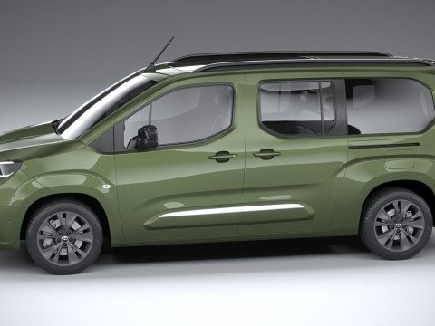 Toyota Proace City Verso Long 2025 Modelo 3D