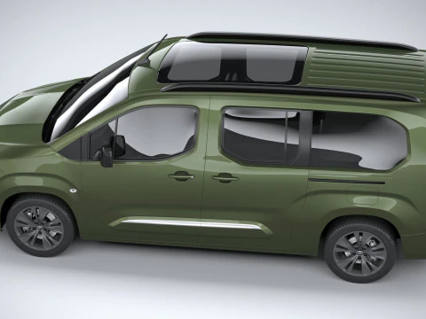 Toyota Proace City Verso Longo 2025 Modelo 3D