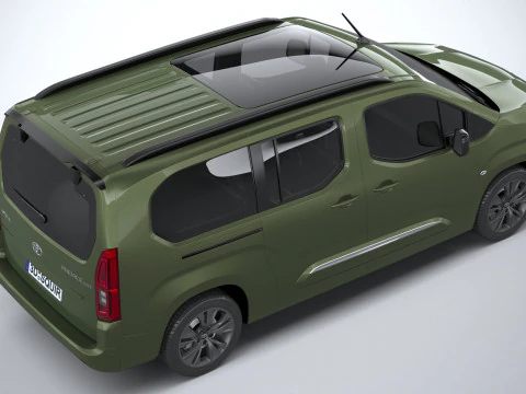 Toyota Proace City Verso Longo 2025 Modelo 3D