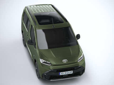 Toyota Proace City Verso Long 2025 Modelo 3D