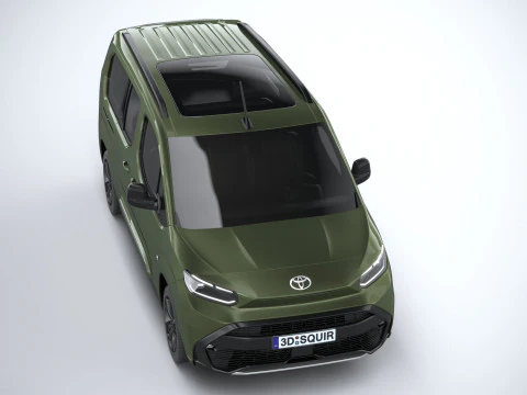 Toyota Proace City Verso Longo 2025 Modelo 3D