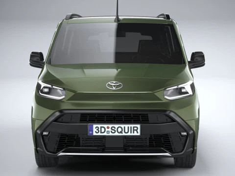 Toyota Proace City Verso Longo 2025 Modelo 3D