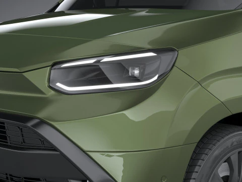 Toyota Proace City Verso Longo 2025 Modelo 3D