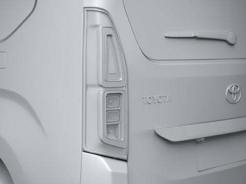 Toyota Proace City Verso Long 2025 Modelo 3D