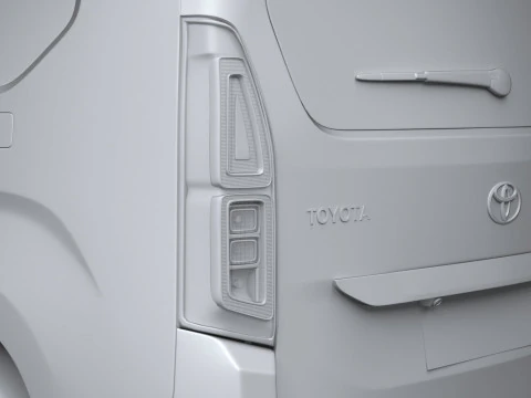 Toyota Proace City Verso Longo 2025 Modelo 3D