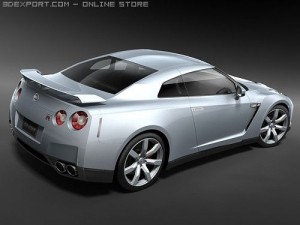 Nissan GT-R 2008 Modello 3D
