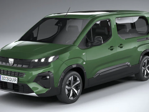 Peugeot Rifter Long 2024 3D Model