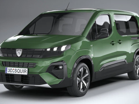 Peugeot Rifter Long 2024 3D Model