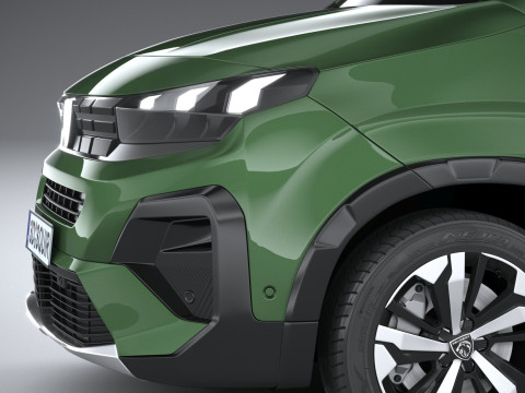 Peugeot Rifter Long 2024 Modelo 3D