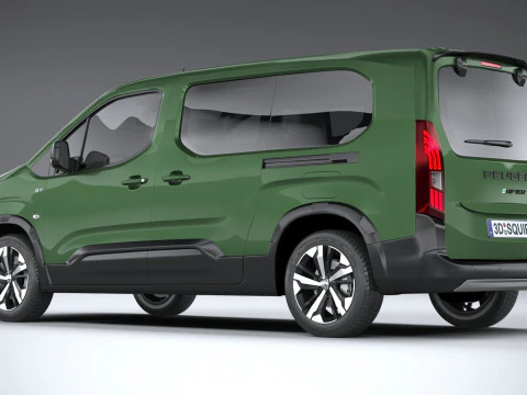 Peugeot Rifter Long 2024 3D Model