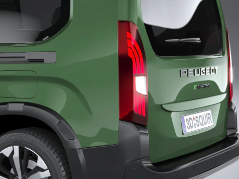 Peugeot Rifter Long 2024 3D Model