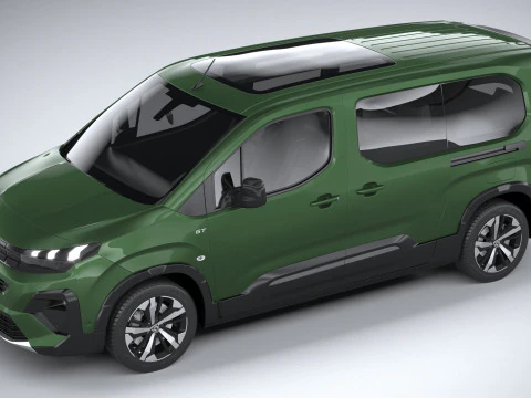 Peugeot Rifter Long 2024 3D Model
