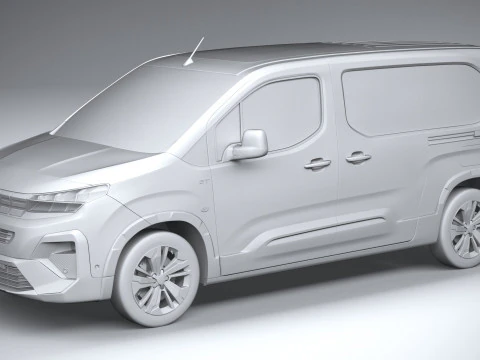 Peugeot Rifter Long 2024 3D Model