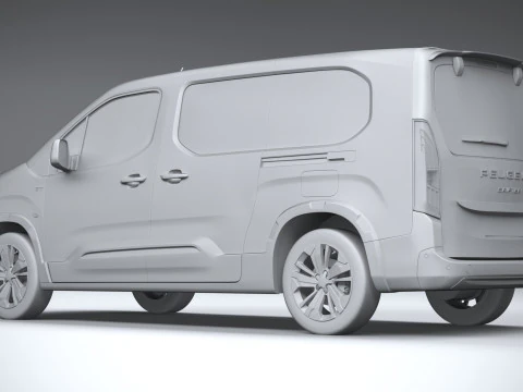 Peugeot Rifter Long 2024 3D Model