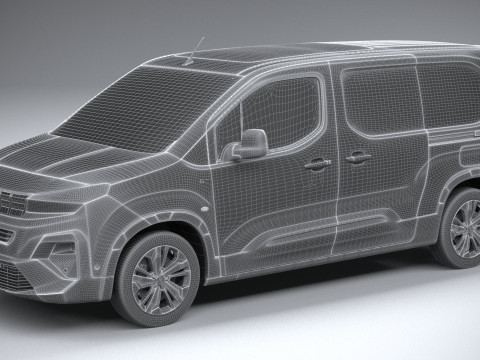 Peugeot Rifter Long 2024 Modelo 3D