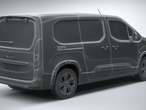 Peugeot Rifter Long 2024 Modelo 3D