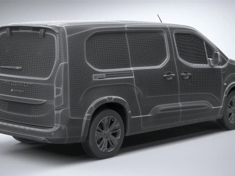 Peugeot Rifter Long 2024 3D Model