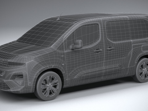 Peugeot Rifter Long 2024 Modelo 3D