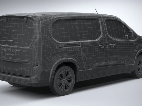 Peugeot Rifter Long 2024 3D Model