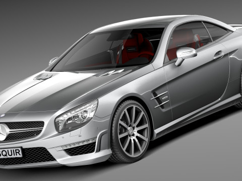 Mercedes-Benz SL 63 AMG 2013 Modello 3D
