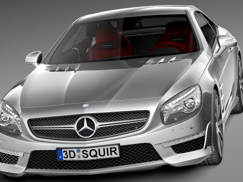 Mercedes-Benz SL 63 AMG 2013 3D Model