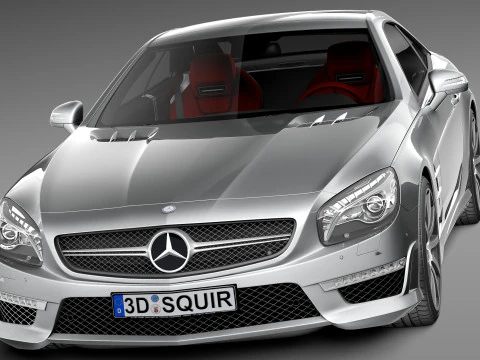 Mercedes-Benz SL 63 AMG 2013 3D Model