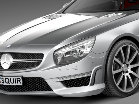 Mercedes-Benz SL 63 AMG 2013 3D Model