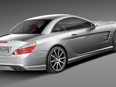 Mercedes-Benz SL 63 AMG 2013 3D Model