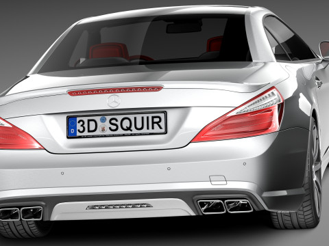 Mercedes-Benz SL 63 AMG 2013 3D Model