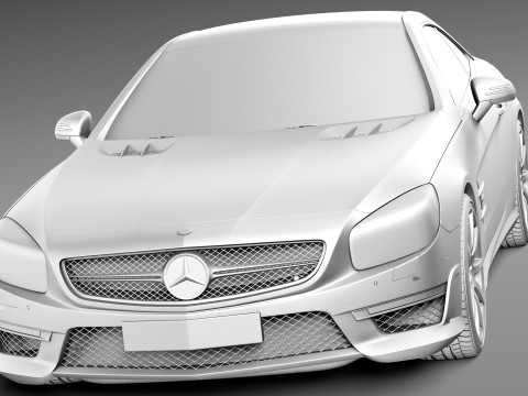 Mercedes-Benz SL 63 AMG 2013 3D Model