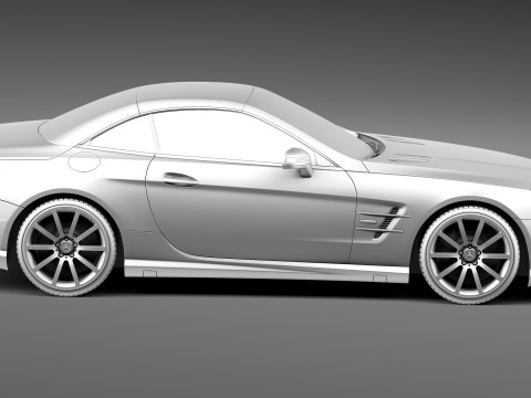 Mercedes-Benz SL 63 AMG 2013 3D Model