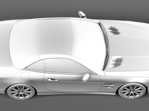 Mercedes-Benz SL 63 AMG 2013 3D Model