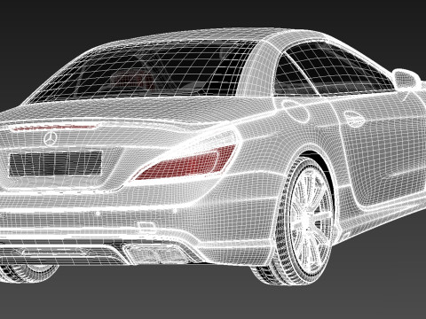 Mercedes-Benz SL 63 AMG 2013 3D Model