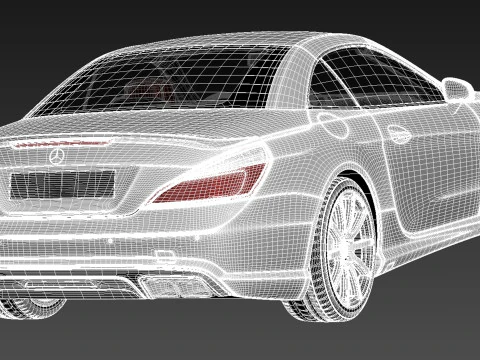 Mercedes-Benz SL 63 AMG 2013 3D Model
