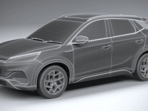 BYD Atto 3 2025 3D Model
